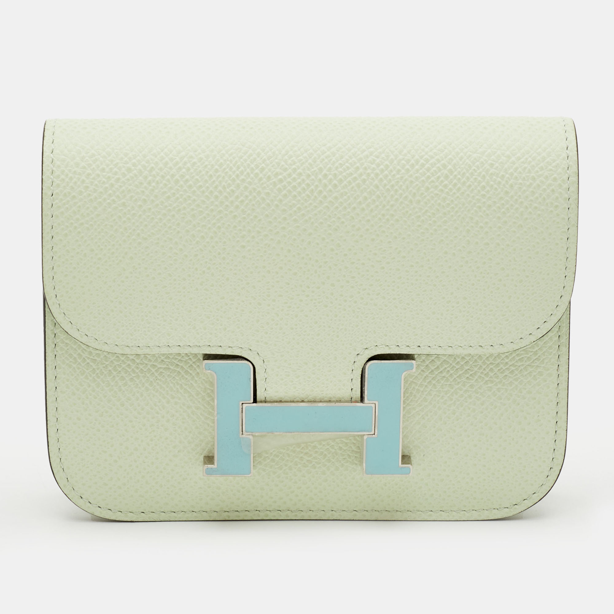 Hermès Constance Slim Vert Fizz Epsom Leather Wallet, Wallets & Money Clips - Luxury Closet