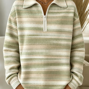 Women Ombre Crew Neck Printing Casual Spring/Fall Long Sleeve Sweatshirt, JustFashionNow Sweatshirts & Hoodies, color:Green|size:5XL