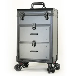 Fashion Pink Trolley Cosmetic Rolling Luggage Women Men Luxury black Nails Makeup Toolbox Beauty Tattoo Trolley Suitcase - AliExpress Luggage