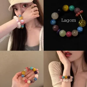 Klein Duobao bracelet purple agate women's new light luxury high-end sense white niche design bracelet for gifts - AliExpress New Headwear