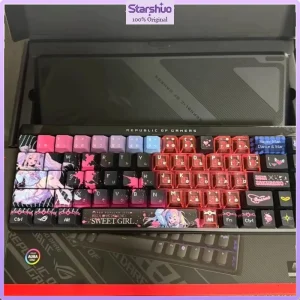 ROG Sakura Star Love Wired Magnetic Switch Mechanical Keyboard For Office E-Sports FPS Gaming For Men Women Desktop Laptop - AliExpress Computer Peripherals