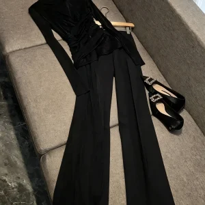 Slim Fit Long Sleeve Women's Top Black See through Pleated High Waist Elegant Thinming Pure Color Sexy Girl Style P39 - AliExpress Shirts & Blouses