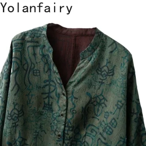 YOLANFAIRY 100% Real Mulberry Silk Shirt for Women Blouse Elegant V Neck Cardigan Coat Xiangyunsha Shirts and Blouses Summer Top - AliExpress Shirts & Blouses