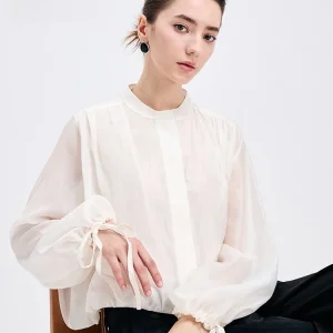 Navigare Women's Loose Fit Long Sve irt Thin Material Stand Collar ort Length Spring Summer New Arrival Boat Design - AliExpress Shirts & Blouses