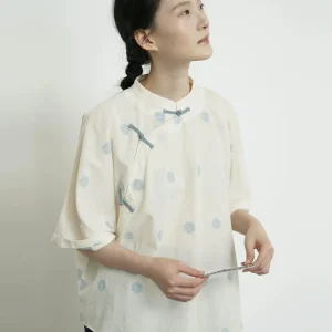 Retro Artistic Collared Shirt New Chinese Style Loose Cotton Linen Sleeveless Button up Women's Summer Top Breathable Comfort... - AliExpress Shirts & Blouses
