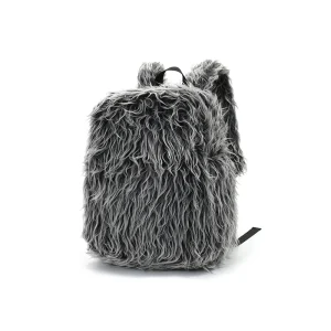 Personality Plush Fringe Double Shoulder Backpack Autumn And Winter New Large-capacity Portable Commuter Schoolbag For Women - AliExpress Women's Handbags