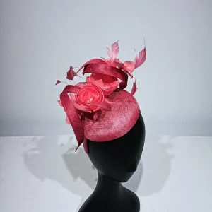 Handmade Floral Hat For Women Church Hats Woman Headwear Party Ladies Dress Sinamay Derby Hat Wear - AliExpress New Headwear