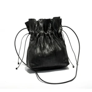 Fashionable And High-quality Hand Held Wrinkle Sheepskin Women's Bag Original Bucket Shaped Single Shoulder Diagonal Cross Bags - AliExpress Women's Handbags
