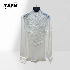 Women's Button Down Shirt Color Block Casual Blouse  Ladies Business Shirt Turn Down Collar Workwear Blouse AK0918 - AliExpress Shirts & Blouses