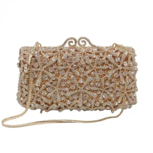 Cross-Border New Style Starfish Diamond Embedded Crystal Metal Hard Box Evening Bag Women's Handbag for Banquet Dresses - AliExpress Women's Handbags