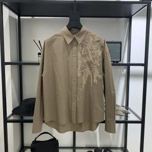 2026 Early Spring New Arrival: Women'S Embroidered Long-Sleeve Shirt — Collared Style, Stylish & Elegant, Loose Fit - AliExpress Shirts & Blouses