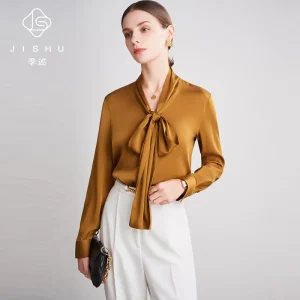 Nanjing Wushang Silk Shirt Women's Thick Chiffon Spring Summer New Style Elegant Fashionable Chinese Traditional Clothing - AliExpress Shirts & Blouses