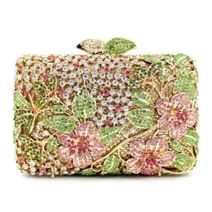 Metal Hollow out Crystal Embedded Evening Clutch Women's Handbag Bl005 Cross Border Diamond Embellished Crystal Clutch - AliExpress Women's Handbags