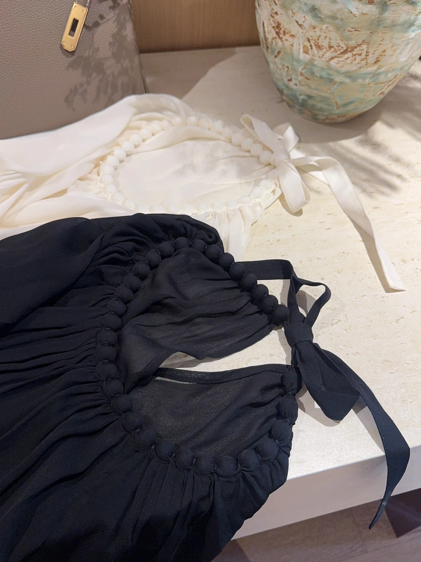 Elegant Summer Sun Protection Loose Long Sleeve Shirt with Delicate Bead Collar Design Breathable Thin Women's Casual Blouse - AliExpress Shirts & Blouses