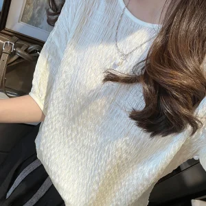 Silk Shirt Women's French Style Loose Fit Moisture Wicking Anti Wrinkle Resistant to Deformation Skin Friendly Breathable - AliExpress Shirts & Blouses