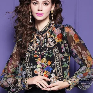 AYUNSUE 100% Natural Mulberry Silk Blouse Elegant Blouses for Women  Long Sleeve Womens Tops Spring Summer Clothes Топ Женский - AliExpress Shirts & Blouses