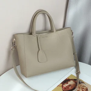 LuxuryBag women's large capacity 2025 new simple atmosphere leather crossbody bag middle-aged women Tote bag - AliExpress Women's Handbags