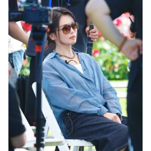 Lightweight Loose Women's Blue Shirt EXJR Summer 2026 Casual Style Long Sleeve Sun Protection Fashion Ladies' Premium Blouse - AliExpress Shirts & Blouses