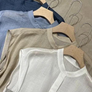 New Spring/Summer Women'S Ramie Short-Sleeve Shirt: Fresh, Stylish, Versatile, And Elegant - AliExpress Shirts & Blouses