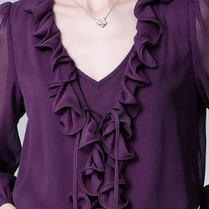 AYUNSUE 100% Mulberry Silk Blouse Women 2026 Summer Clothes Elegant Womens Blouses Fashion Top Solid Long Sleeve Блузка Женская - AliExpress Shirts & Blouses