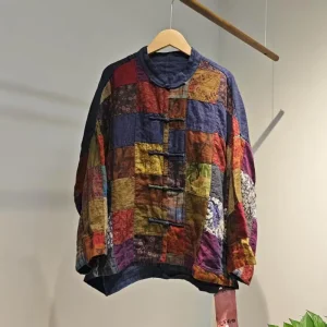 New Arrival Spring Autumn Arts Style Women Single Breasted Loose Shirt Vintage Patchwork Cotton Linen Blouse Tops High Quality - AliExpress Shirts & Blouses