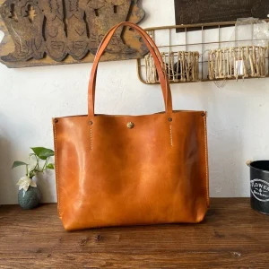 2026 New Original Retro Skeleton-Skin Men Women Tote Bags Simple Genuine Leather Handbags Shoulder  Niche Designer Tote Bag Fa - AliExpress Women's Handbags