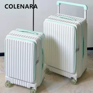 COLENARA Luggage Travel Bag Men Boarding Box Women Trolley Case 20"24"28 Inch Student Luggage Combination Case PC Cabin Suitcase - AliExpress Luggage