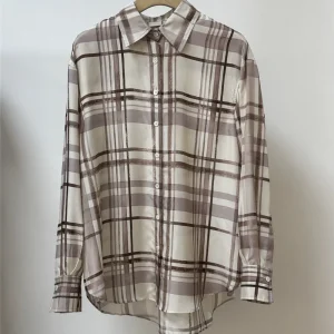 Women's Silk Plaid Shirt Single-Breasted Long-Sleeved Blouse Tops - AliExpress Shirts & Blouses