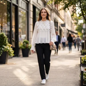 Women Fashion Shirt Stylish Long Sleeve Blouse for Casual and Workwear, Comfortable and Elegant Ladies Elegant Shirt BD0502 - AliExpress Shirts & Blouses