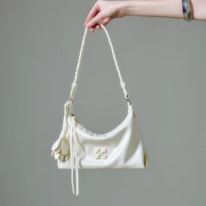 JACD Original Design White Woven Handbag Women's Crossbody Single Shoulder Bag Underarm Bag Fashionable Daily Use Bag - AliExpress Women's Handbags