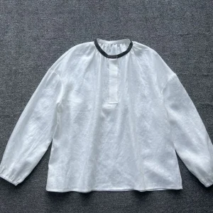 2026 Spring/Summer New High-Quality Fashionable Casual Embroidered Beaded Linen Shirt For Women - AliExpress Shirts & Blouses