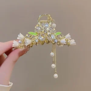 1pcs Fashion Simple and Versatile High end Ringflower Hair Clip For Women Girls Party Hair Accessories - AliExpress New Headwear