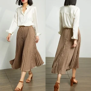 Swan Jacquard Shirt Designer Women's Office Button-Up Top to 100% Silk Blouse Long Sleeve Shirts with Delicate Feather Pattern - AliExpress Shirts & Blouses