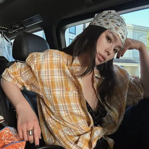 Women's Plaid Linen irt Casual Long Sve Spring New Sle Versatile een Slim Fit Top Comfortable Breathable Skin-Friendly - AliExpress Shirts & Blouses
