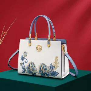 Rowone Handbags Chinese Embroidery Handbag Fashion Crossbody Bag Vintage National Style Shoulder Bag for Women Elegant Mom Bag - AliExpress Women's Handbags
