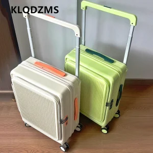 KLQDZMS Zipper Suitcase ABS + PC Boarding Box 20 Inch Trolley Case 24" Password Box Women's Universal Wheel Rolling Luggage - AliExpress Luggage