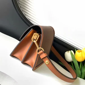 Two Tone Brown Accordion Saddle Bag Women Adjustable Crossbody Handbag - AliExpress Women's Handbags