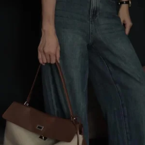 Retro Leather Canvas Large Capacity Tote Bag Platinum Underarm Bag  Bag Women's Bag British Style Casual Pure Color - AliExpress Women's Handbags