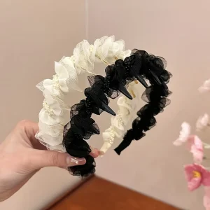 2pcs Fashion Simple temperament Versatile high-end mesh belt toothed headband For Women Girls Party Hair Accessories - AliExpress New Headwear