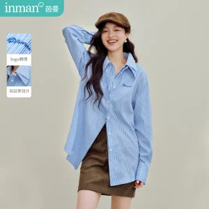 Inman Women's 2025 Autumn New High-Waisted Loose A-Line Skirt - Retro Brushed Plaid Pleated Midi Skirt - AliExpress Shirts & Blouses