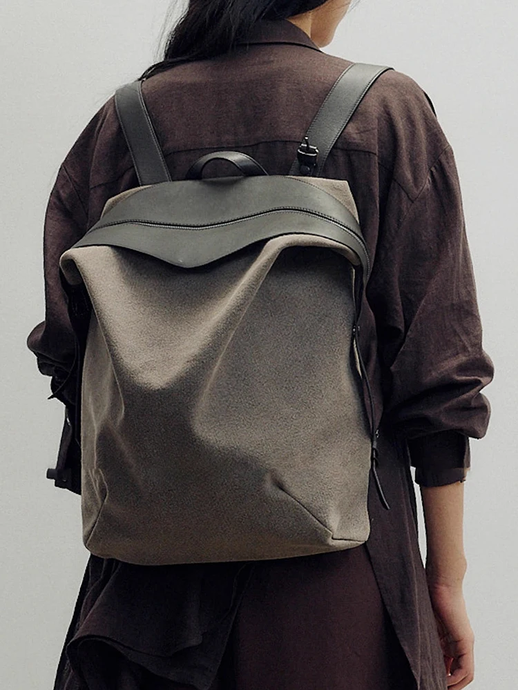 European And American Fashion Personalized Large Capacity Canvas Women's Bag Simple Casual Versatile Portable Backpack For Women - AliExpress Women's Handbags