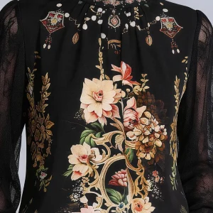 AYUNSUE 100% Mulberry Silk Blouse Summer Clothes Elegant Womens Blouses Fashion Top Women 2026 Stand Collar Print Блузка Женская - AliExpress Shirts & Blouses