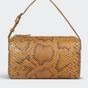 Fashion Women Zipper Single Shoulder Bag Snakeskin Genuine Leather Soft Leather Tote Handbag Lady Single Shoulder Crossbody Bags - AliExpress Women's Handbags