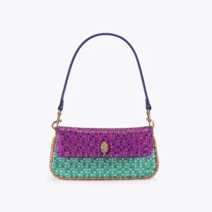 Luxury Pickle Shoulder Bag Women Famous Brand Rainbow Crystal-embellished Eagle Head Plaque Panelled Design Wristlet Evening Bag - AliExpress Women's Handbags