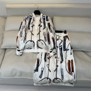 Original Quality Silk Shirt Waist Belt Printed Twill Skirt Casual Style Long Sleeve Women's Fashion Spring Autumn New Arrival - AliExpress Shirts & Blouses