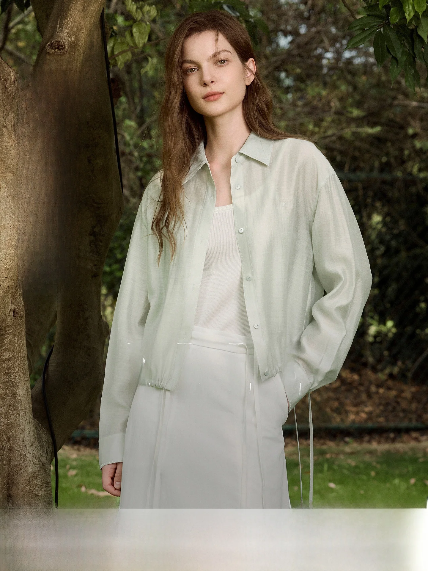 ELLE Women's Linen Collared Shirt Casual Commute Style Summer New Unique Loose Fit Long Sleeve Pure Color Button down Short L... - AliExpress Shirts & Blouses