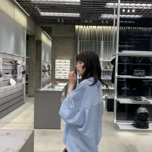 Casual Style Asymmetric Slit Long Sleeve Women's Shirt Loose Comfortable Drapey Outerwear Breathable Skin-Friendly Chinese Pr... - AliExpress Shirts & Blouses
