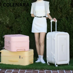 COLENARA Travel Luggage 20"24"26 Inch PC Boarding Box Women's Trolley Bags Students Password Box Universal Wheel Suitcase - AliExpress Luggage