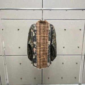 Women's Reversible Printed Washed Hem Shirt Stylish Casual Oversized Plaid Top High-Quality Cotton Shirt Fall Season, New Arriva - AliExpress Shirts & Blouses