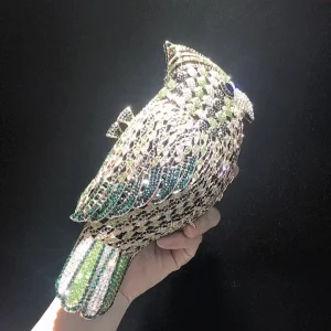 Evening Clutch Bag Embellished with Diamonds Animal Bird Diamond Handbag for Women  Shape Alloy Handbag Glittering Party... - AliExpress Women's Handbags